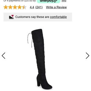 Journee Collection Maya Thigh High Boots